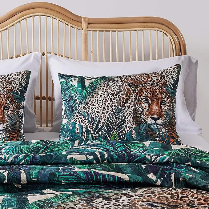 Taie décorative pour chat sarcelle du Groenland, 20 x 36, Très grand lit