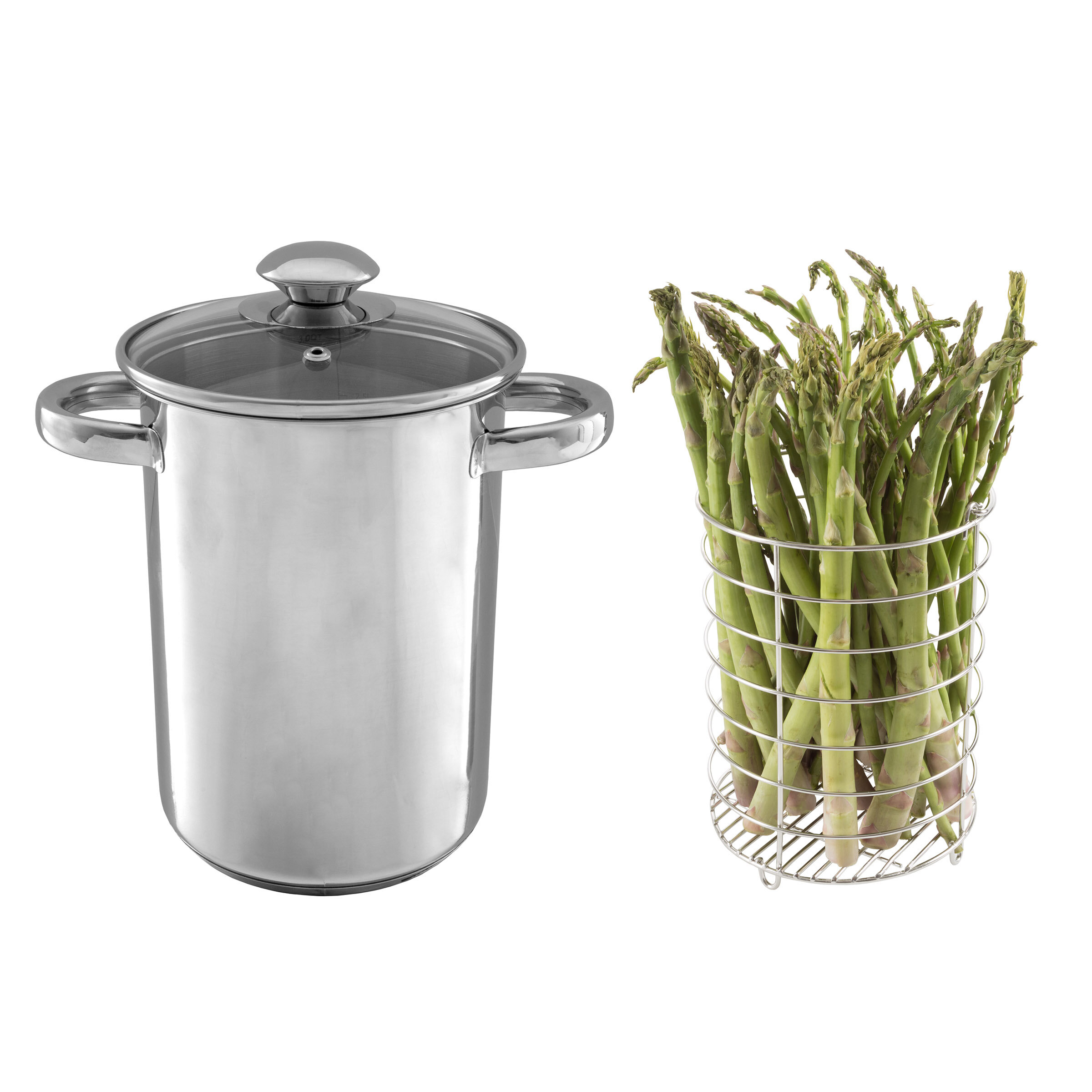 Stainless Steel Asparagus & Food Steamer, RSVP Endurance