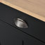 Kitchen Cart With Rubber Wood Drop-Leaf Countertop-1830992918