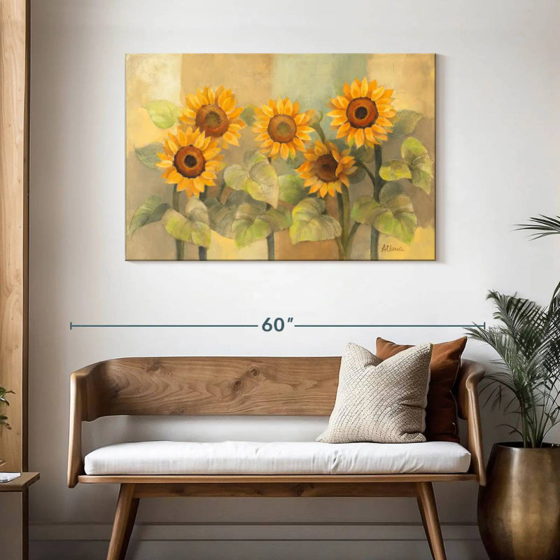 Harnek August Sunflowers, H 30 po x l 45 po