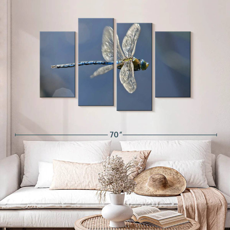Flying Emperor Dragonfly, H 32 po x l 52 po