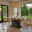63'' Dining Table for 4-6, Modern Rectangular Dining Room Table with Geometric Relief-1951609617