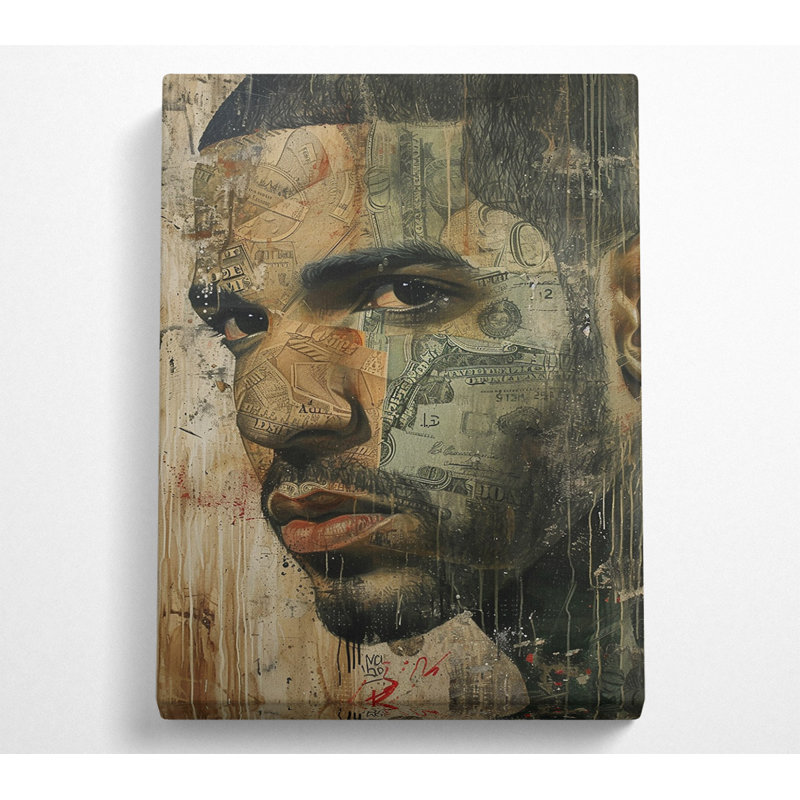 Drake Money - No Frame Print on Canvas, 121.9cm H x 81cm W