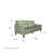 Beatrice 78.5'' Velvet Convertible Sofa-45199743