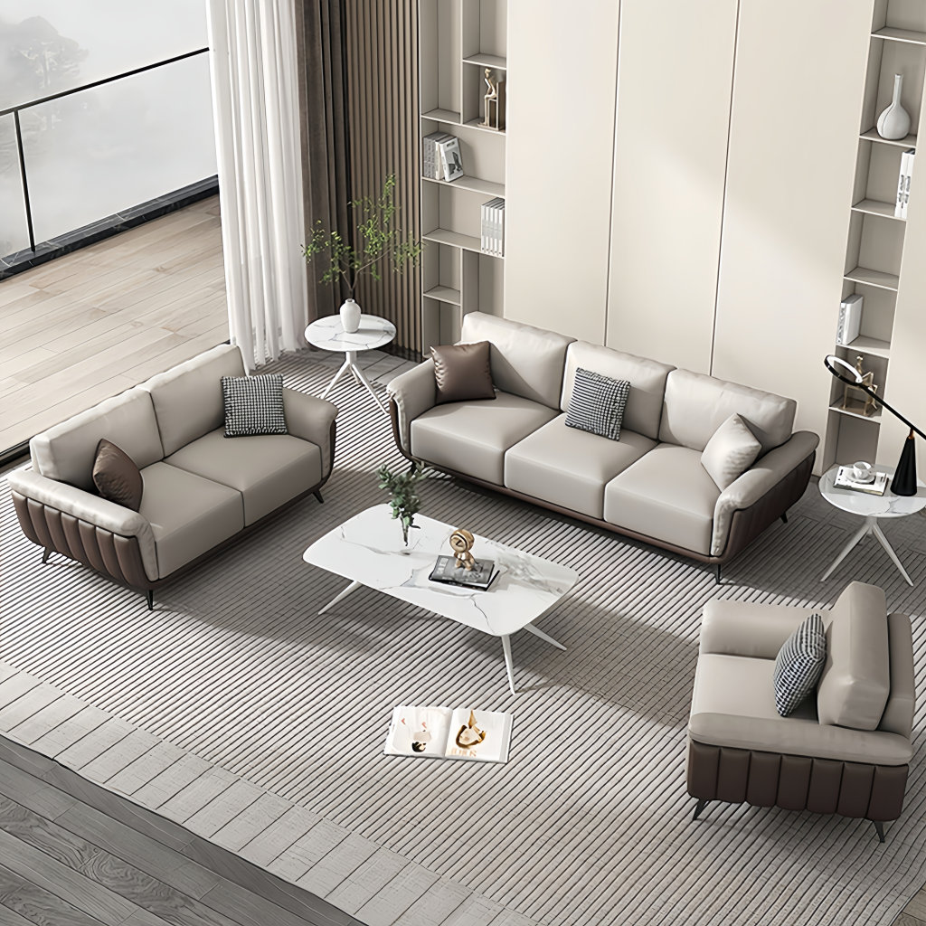 Danbenla design Modern simple solid wood sofa combination | Wayfair
