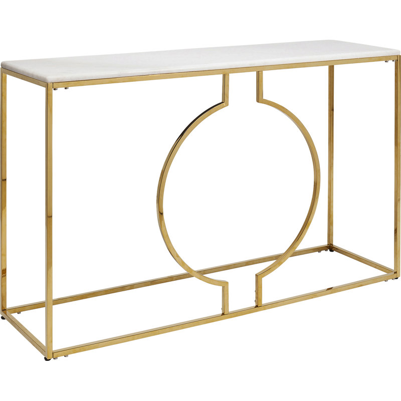 Console Miami Loft 120 x 75cm, Gold, White
