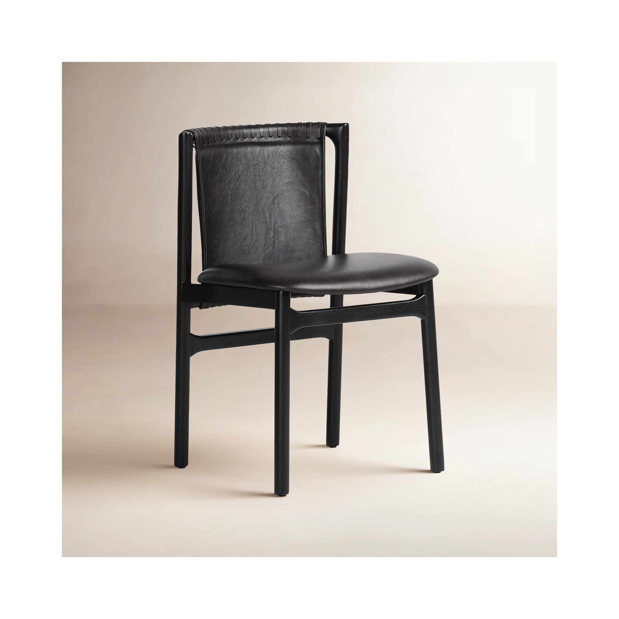 Boman Dining Chair, Brushed Ebony, Brushed Ebony