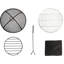 Bold Garden & Patio Heater Fire Pit Brazier And Barbecue With Eco-Stone Finish