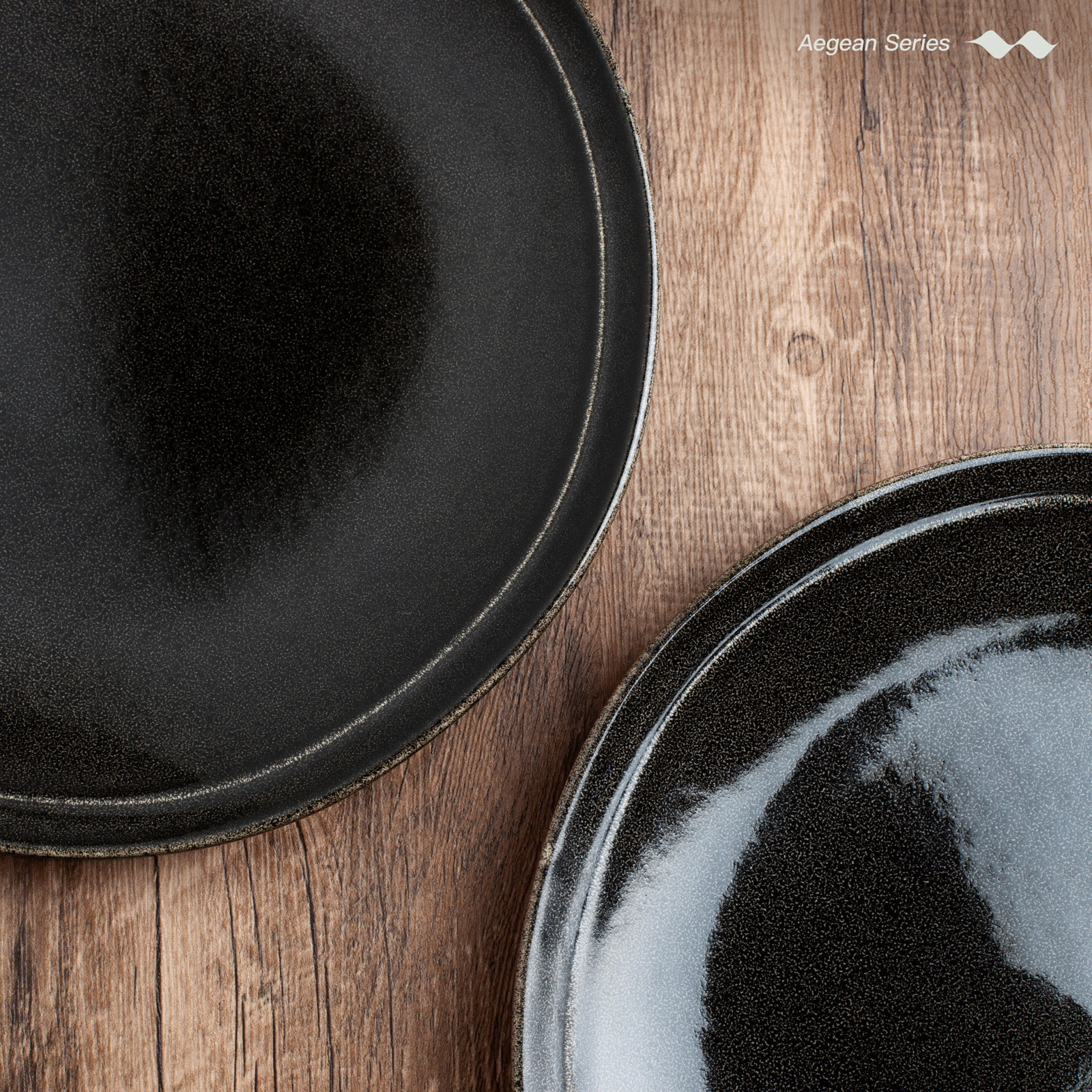 Stoneware Dinnerware Set, Black