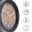 Horloge murale d'extérieur 9,25 po Jasmine Weatherstation