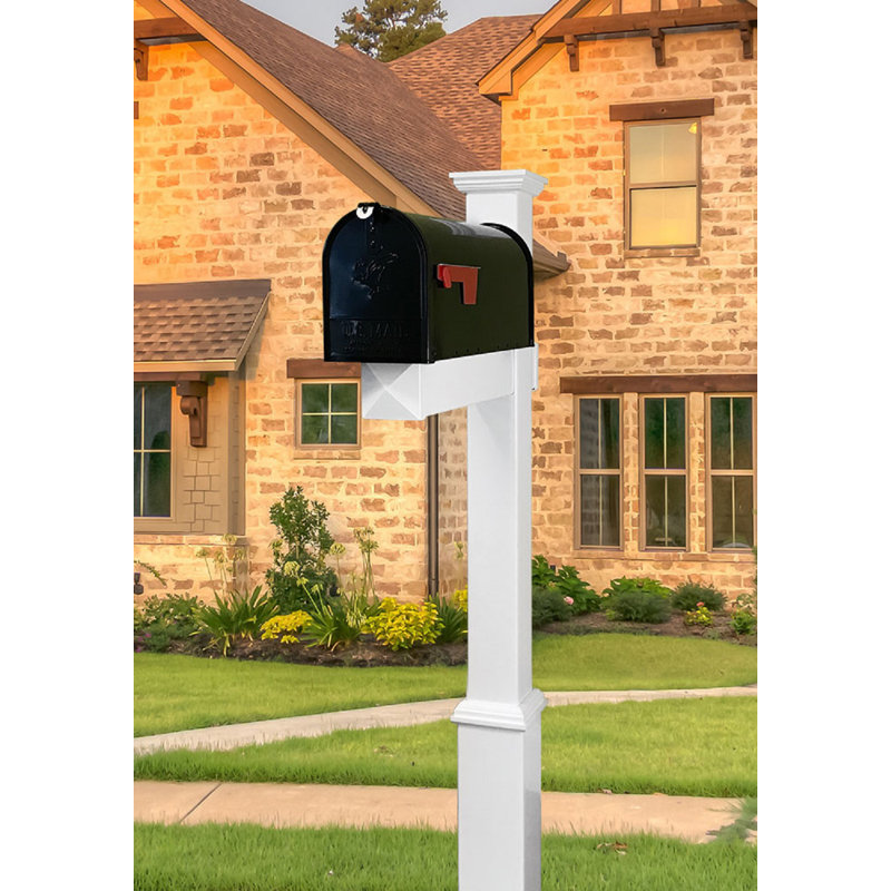 Arthur Plastic Post Mounted Mailbox