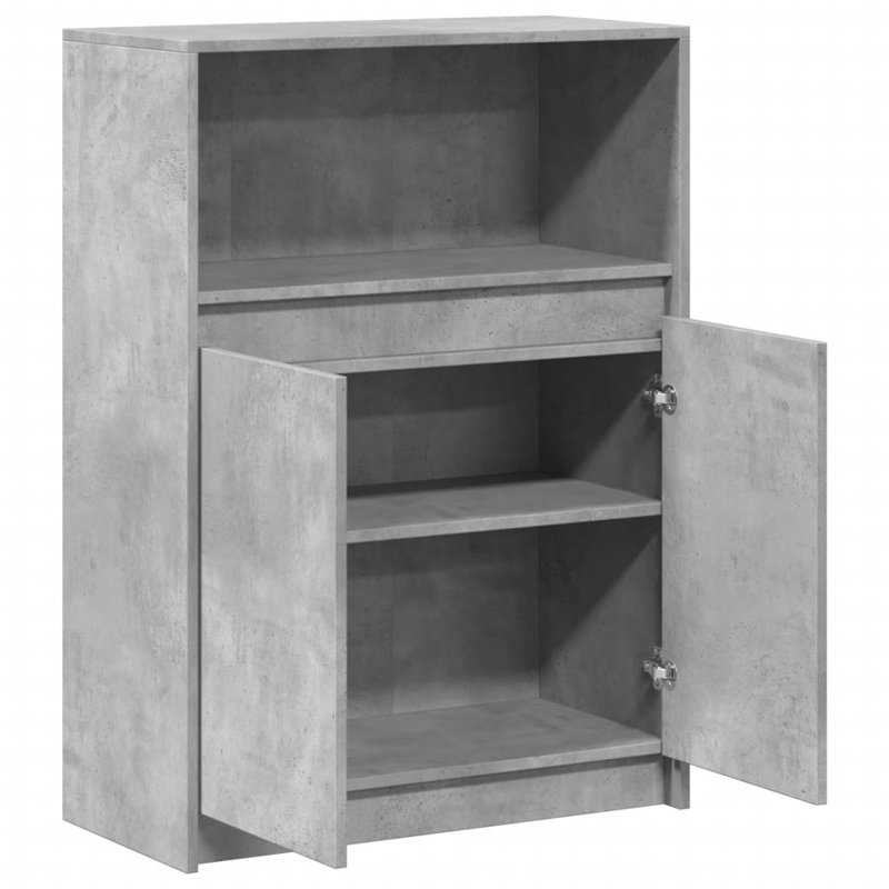 Sharnah 72cm Sideboard, Concrete Grey