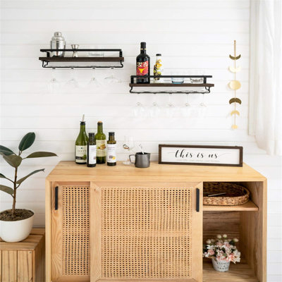 Metal Rectangle Utensil Storage Set