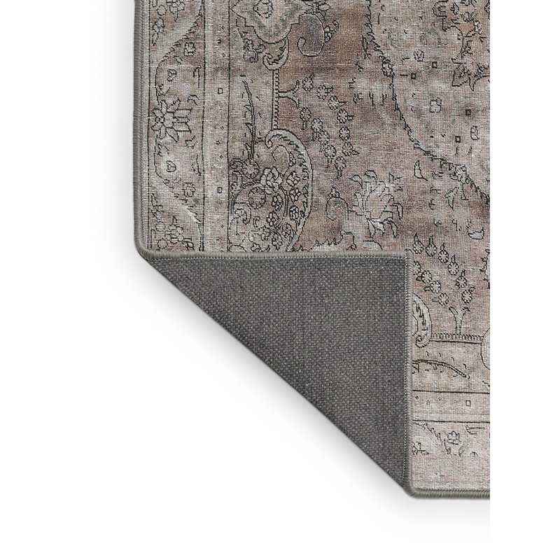 Tapis traditionnel beige / brun, Rectangle 5 pi x 7 pi
