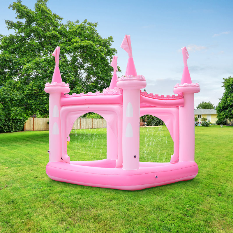  Water Fun Castle Inflatable Pool Outdoor Kids Games