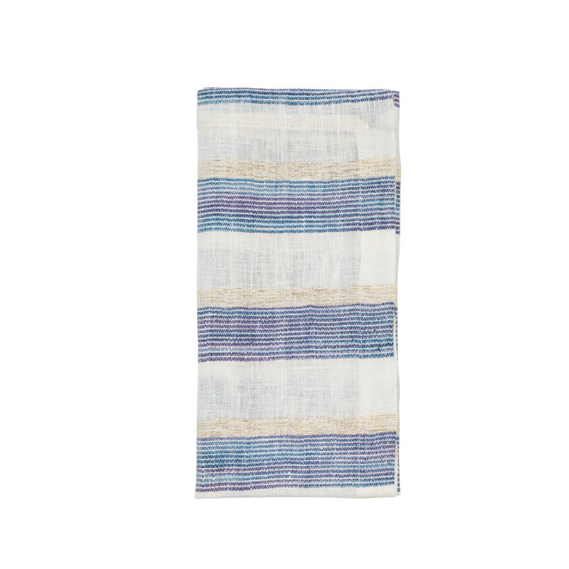 Broad Stripe Napkin, Blue