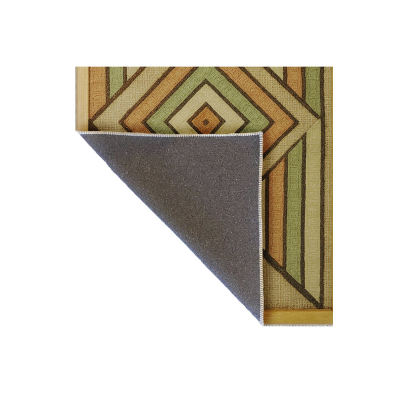 Tapis beige tissé traditionnel Mosso, 2 pi 6 po x 4 pi 11 po