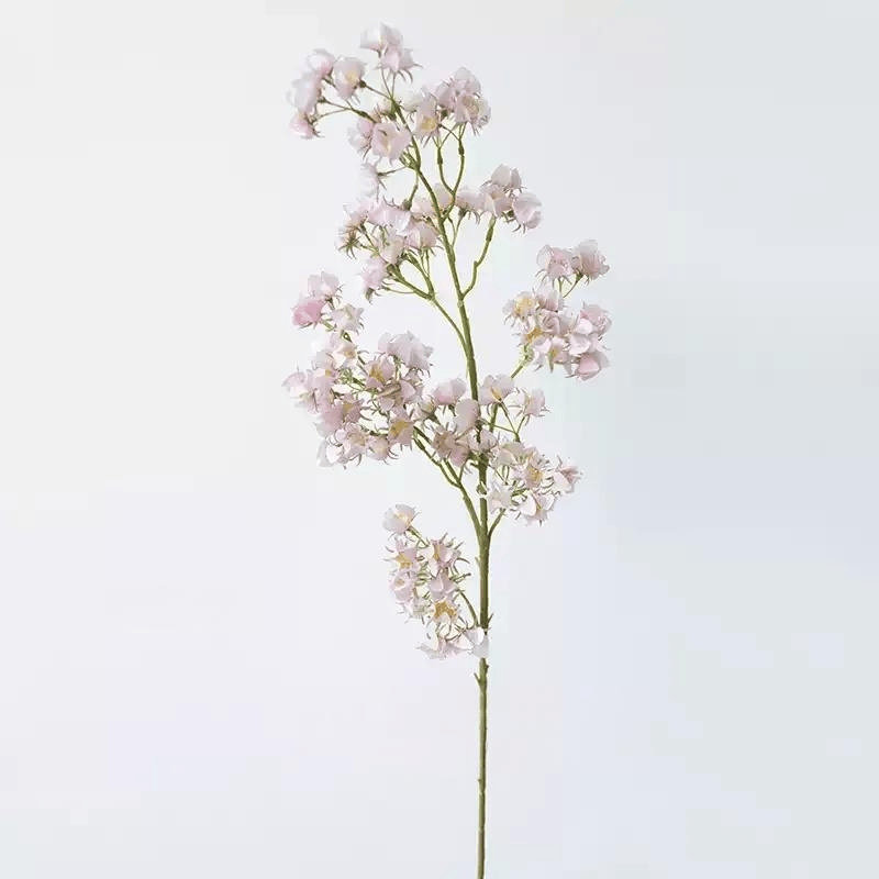 Branche de fleur élégante - 37 po, [B] 3 Stems, Soft Lavender