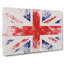 Union Jack British Flag Vol.1 Watercolour - Wrapped Canvas-61880581