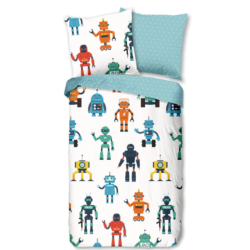 No Pattern Duvet Cover Set with Pillowcases