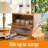 Double Layer Bamboo Bread Box For Kitchen Counter,Large Capacity Bread Storage Bin,Bread Container