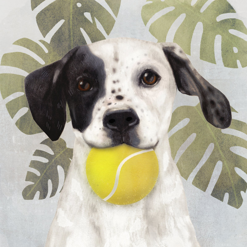 Pet Life IV by Victoria Borges - Wrapped Canvas Painting, 91cm H x 91cm W