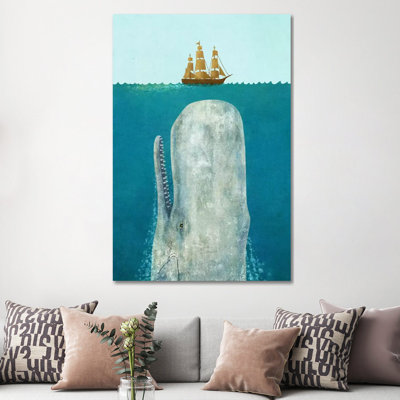 The Whale by Terry Fan - Wrapped Canvas Print