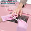 Table de manucure, table de salon de manucure avec dépoussiéreur électrique, bureau de clou ergonomique pour Nail Tech avec repose-poignet-180929134