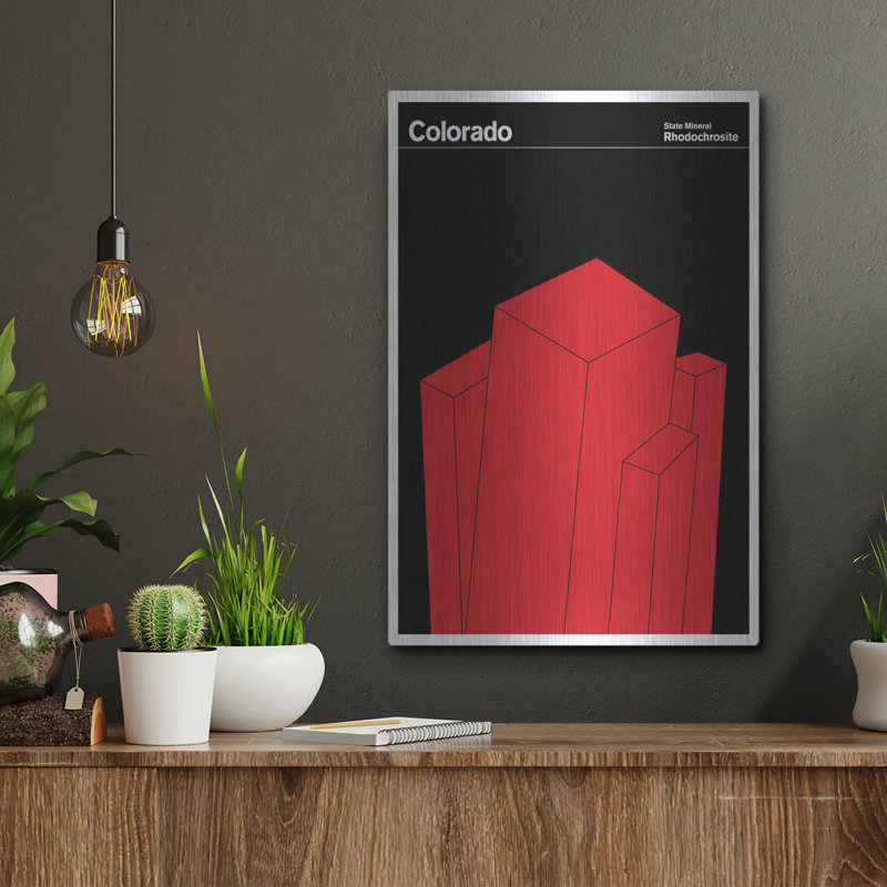 «Montague Posters 18» par Ebern Designs par Print Collection, art mural en métal,, H 16 po x l 12 po