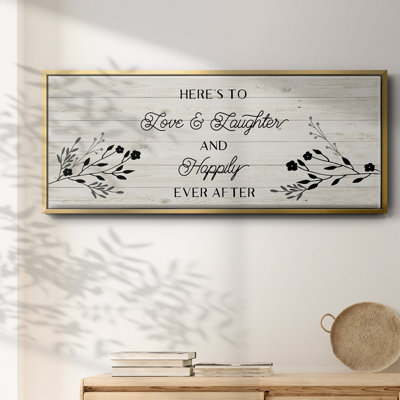 Happily Ever After - toile encadrée