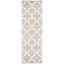 Tapis géométrique gris clair / beige Ammundsen-994845867