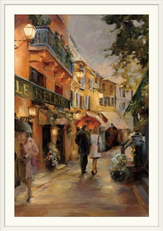 Yves Evening in Paris' Marilyn Hageman Painting Print Fleur De Lis Living 