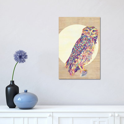 Owls 1 Piece Wrapped Canvas Wall Art