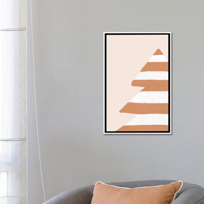 "Stripey Xmas Tree" par Orara studio, reproduction d’art