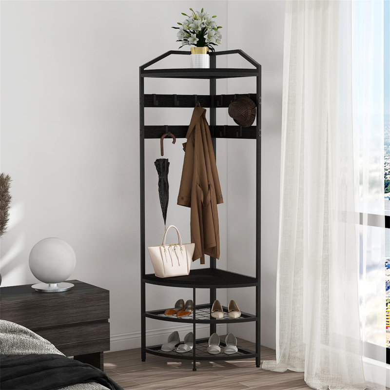 Hall Tree 44cm Wide, Brown