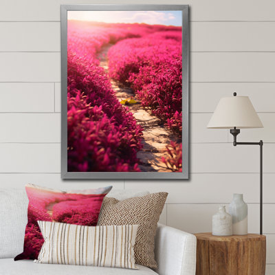 " Fushia Blooming Abstraction V "