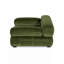 Marcel Upholstered Modern Small To Medium Pet Bed For Dogs And Cats Olive Green Velvet