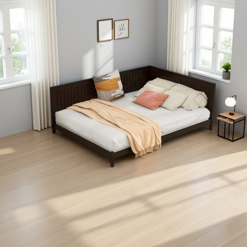 Wood Daybed/Sofa Bed, Espresso, Full/Double