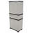 Storage Cabinet with 2 Adjustable Shelves and Center Drawer-53436889