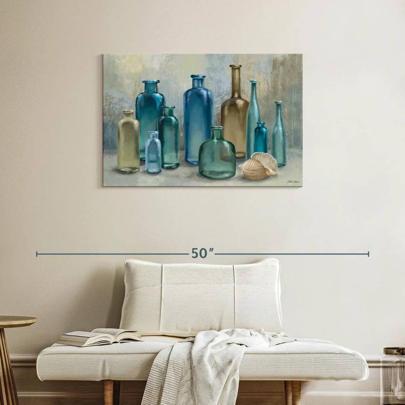 Senne Glass Bottles, 24" H x 36" W