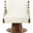 Quinton Vegan Leather Swivel Accent Chair-90995871-90995868