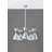 Bimini 5-Light Metal Geometric Shaded Chandelier-406457859