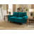 Merissa 58'' Velvet Square Arm Sofa Loveseat-2096842172