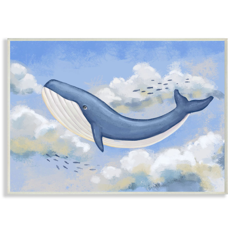 Baleine Ringold, Plaque de bois, H 10 po x l 15 po x P 0,5 po