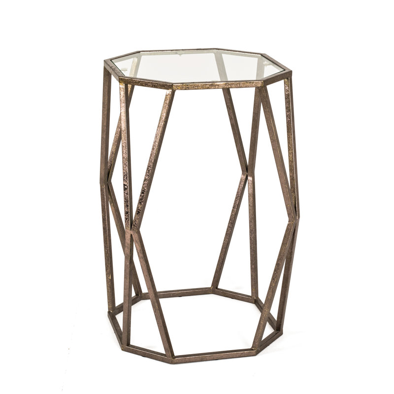 Fontenoy glass side table