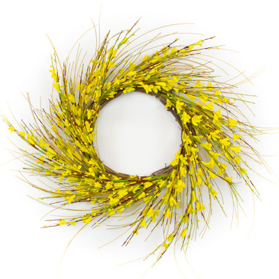Couronne dorée forsythia