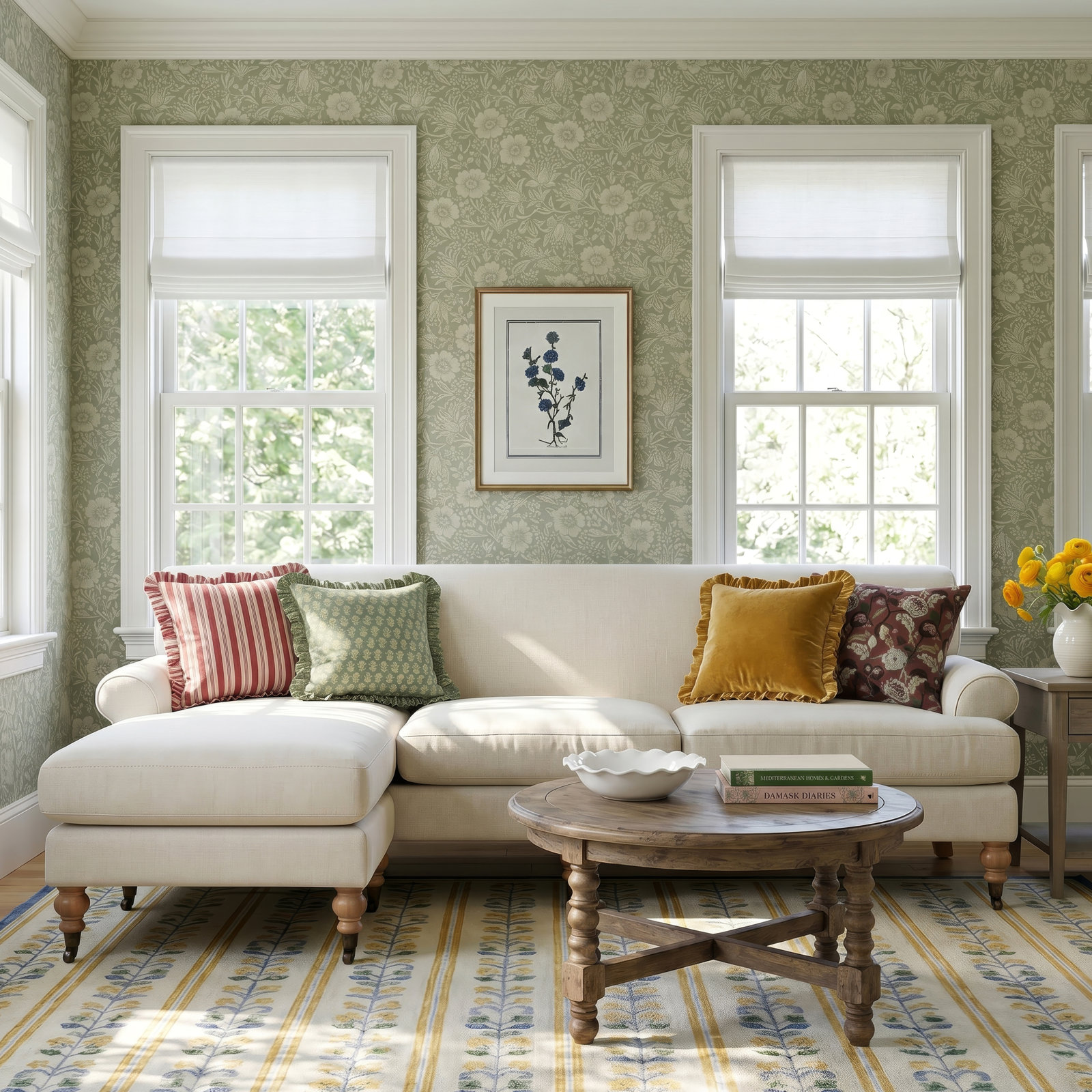 Harbor Linen Sofa and Chaise