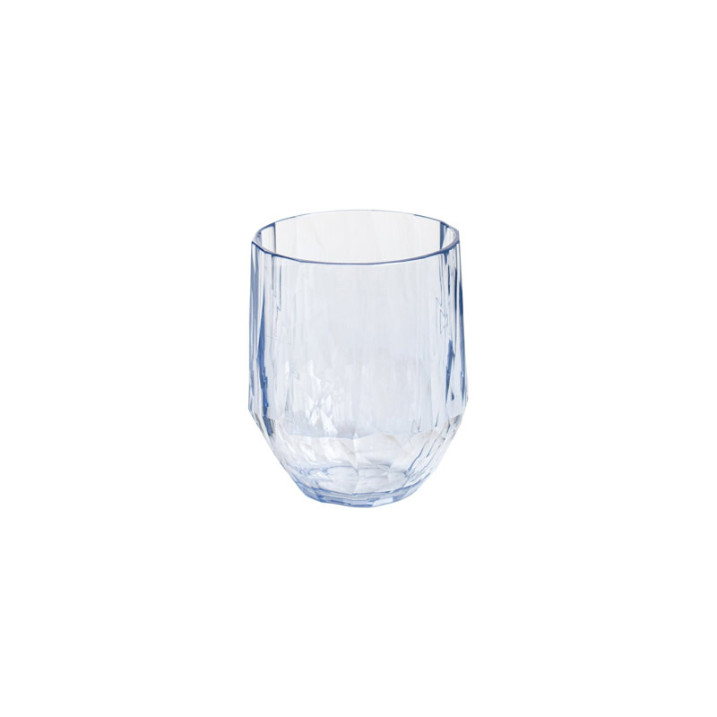 Superglass Polycarbonate Stemless Wine Glass, Blue