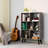 7 Cube Bookshelf, 3 Tier Modern Bookcase With Legs, Wood Cubeicals Organizer Storage Open Shelves, Retro Display Book Shelf, Freestanding Short Book Case For Bedroom,Living Room,Office-1887888326