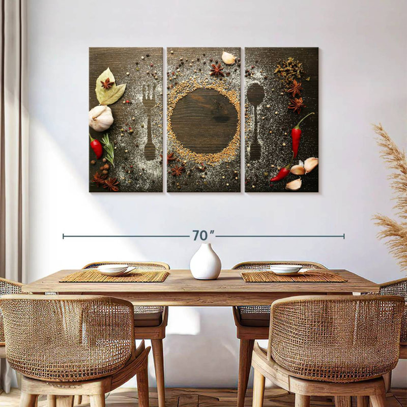 Yarlin Dinnerware Outlines, 36" H x 57" W